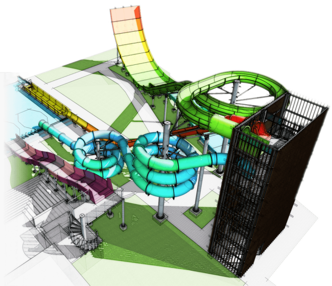 Magic Carpet Slide water park equipment