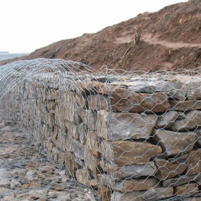 PVC Coated Wire Mesh Gabion Mesh Gabion Box Basket