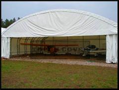 China Low cost, 14m wide Airplane Hangar for small plane, Portable Storage Buildings for sale
