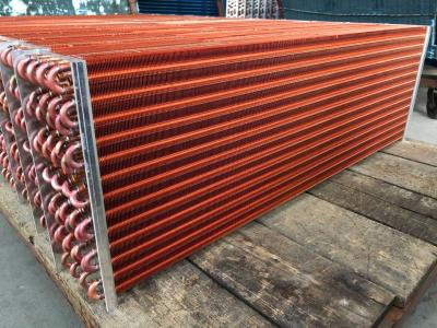 China Customized Evaporator Dehumidifier AC Coil Copper For Sea Food Freezer for sale