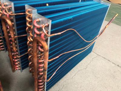 China Customized Refrigeration Evaporator Coils AC Condenser Fin For Water Chiller for sale