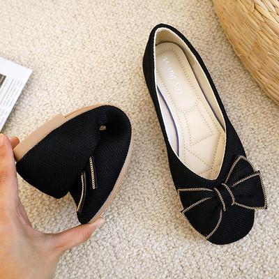 China OEM ODM Ladies Flat Loafer Shoes EVA Insole For Casual Occasion for sale