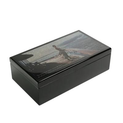 China Luxury Lacquer Painting Custom Wooden Gift Boxes For Chocolate Jewelry Packaging for sale