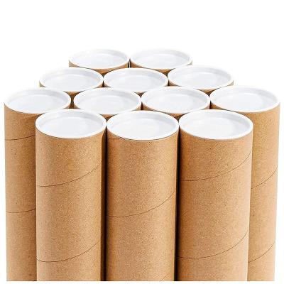 China Cylinder Recycled Paper Tube Core For Mailing Poster Painting for sale