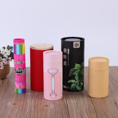 China Pre Roll Tube Cardboard Box , Draft Toothbrush Packaging Cylindrical Paper Box for sale