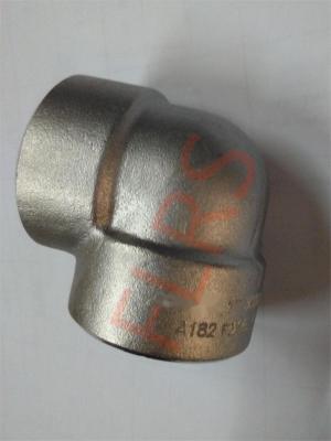 China Class 3000 Forged Steel Pipe Fitting 90 Degree Elbow A182 F316L ASME B16.11 for sale