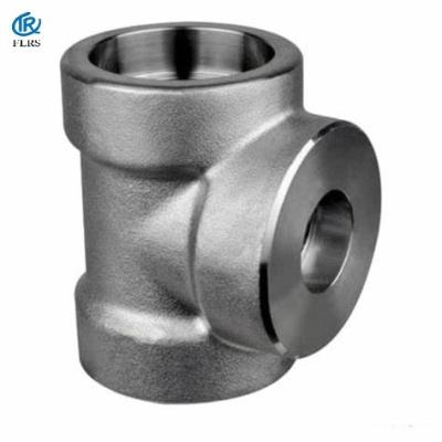 China 6000LB Equal Tee ASME B16.11 Forged Steel Pipe Fitting for sale