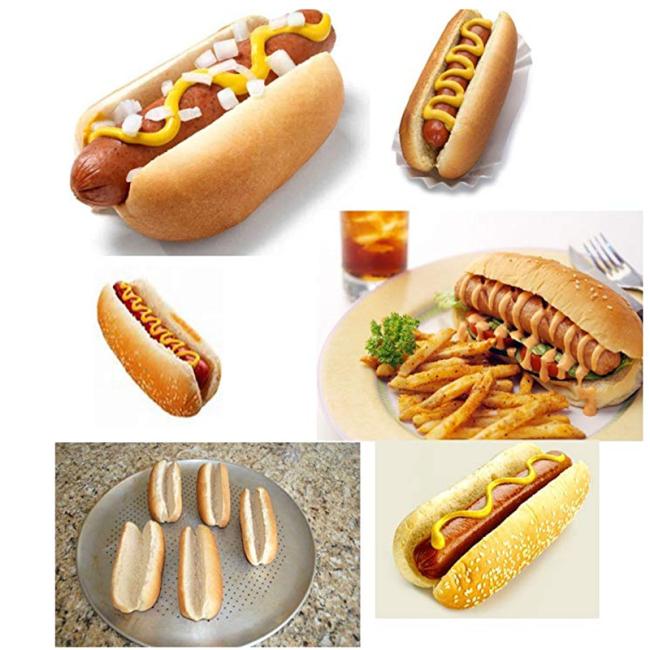 Rk Bakeware China-4 Inch 4.5 Inch 6 Inch Hot Dog Bun Pan Hotdog Bread Mold