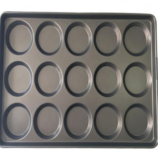Rk Bakeware China-4.5 Inch 5 Inch Nonstick Hamburger Bun Pan