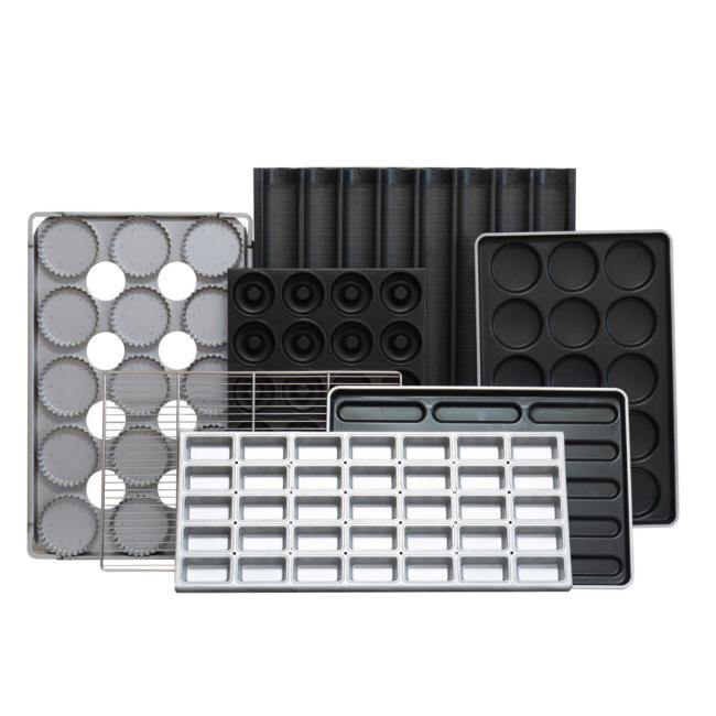 Rk Bakeware 41002 Aluminized Steel 15 Cavity Hamburger Bun/ Cookie Pan-17 3/4" X 25 3/4"
