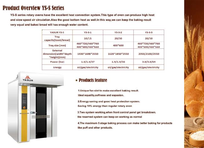Rk Baketech China-Yasur Brand 726 Single Rack Oven for Industrial Bakeries