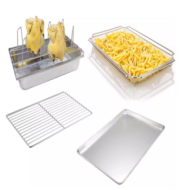 Rk Bakeware China-600X400mm SUS304 Stainless Steel Bakery Bread Cooling Wire Tray