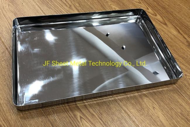 Rk Bakeware China-Deep Drawn SUS304 Stainless Steel Food Tray for Bakery, Bread, Cake