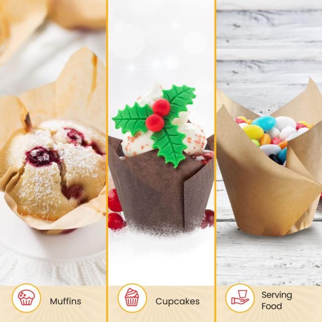 Rk Bakeware China Tulip Baking Paper Cup Paper Cupcake Liners & Paper Muffin Liner