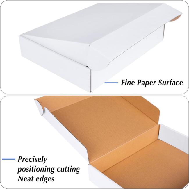 Rk Bakeware China Collapsible Corrugated Paper White Cake Box Cake Baking Box