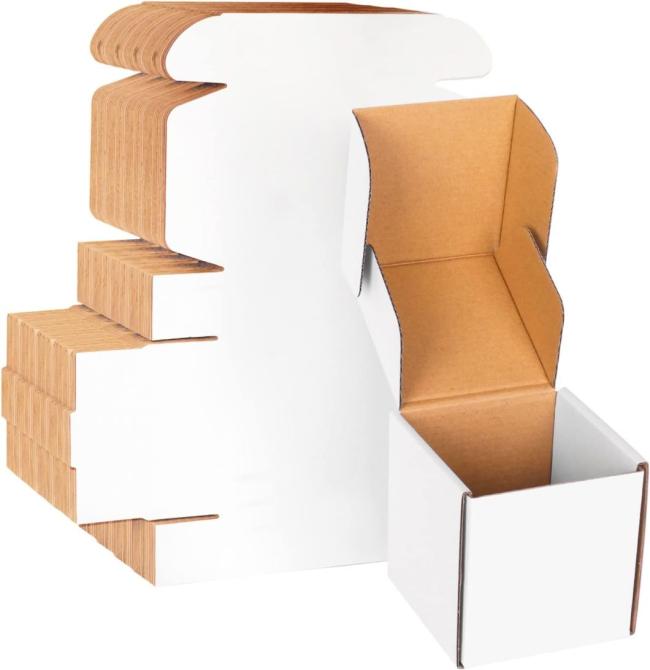 Rk Bakeware China Collapsible Corrugated Paper White Cake Box Cake Baking Box