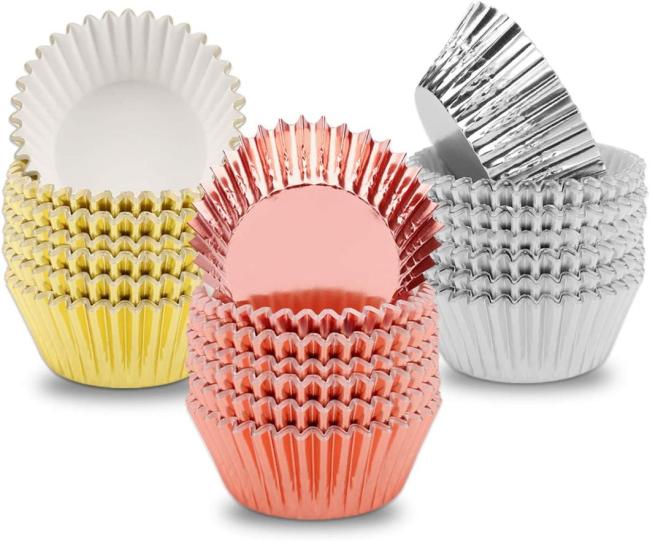 Rk Bakeware China Aluminum Foil Muffin Liner Cupcake Liner Aluminum Foil Paper Baking Cup