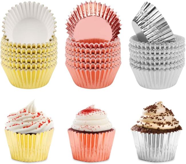 Rk Bakeware China Aluminum Foil Cupcake Liner Muffin Liner Aluminum Foil Paper Baking Cup