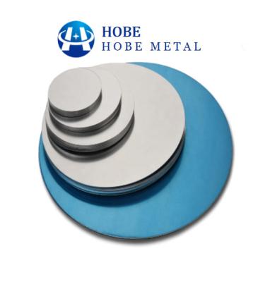 China Customized Dye Sublimation Aluminum Round Circles Round Discs Gloss White Blank en venta