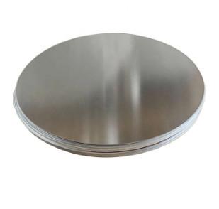 China High Precision 1060 3003 Aluminum Round Disc , H22 Metal Stamping Circular Aluminum Plate for sale