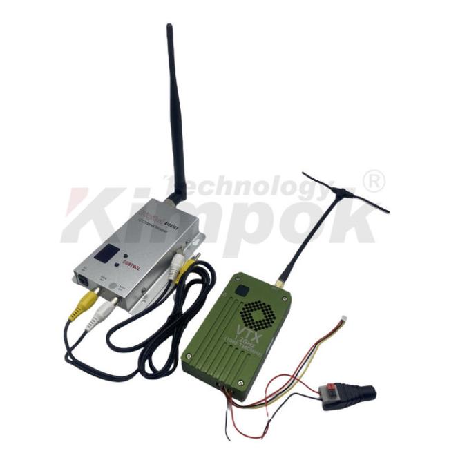1.5GHz 8W Video Transmitter Receiver 1.5G VRX for RC FPV Racing Drone High Power VTX 3