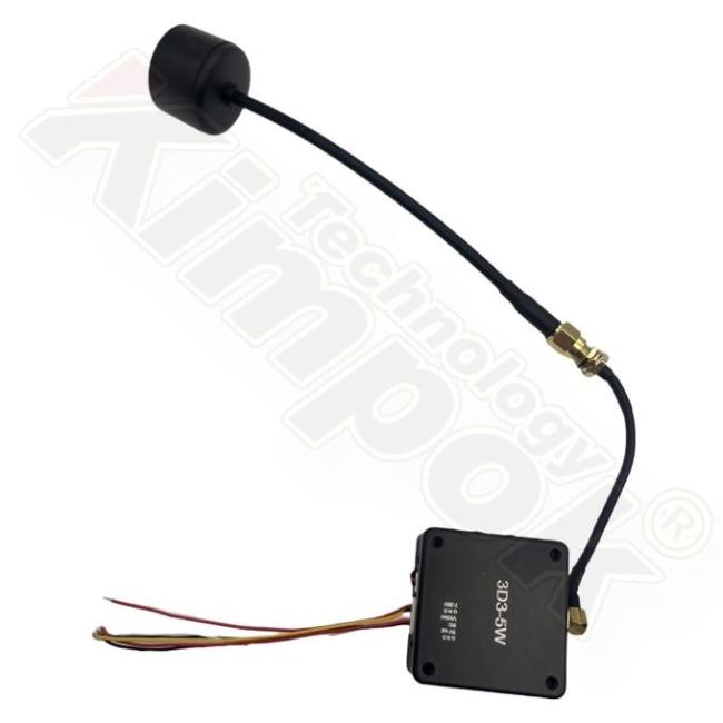 3.3GHz 5W Wireless Video Transmitter with antenna