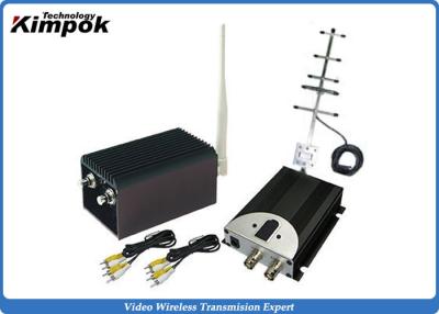 China High Integrated CCTV Analog Video Wireless Transmitter With 5000mW Output Power , AV Interface for sale