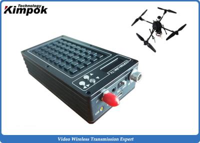 China 20km LOS UAV Video Data Link , Portable Mini COFDM Wireless AV Sender For Drones for sale