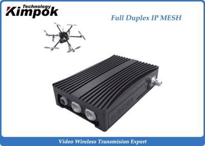 China 1-3W IP Mesh TDD Transceiver COFDM Bidirectional Portable Radio Downlink Uplink Up to 16 Nodes for sale