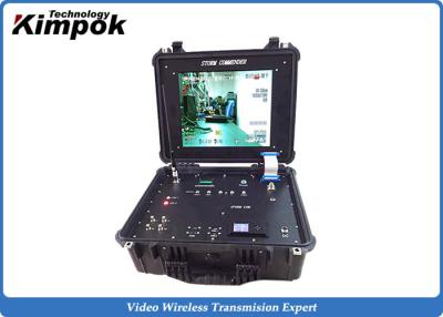 China Vehicle Mounted Ground Station COFDM Video Link Receiver RS232/RS485 4CH Surveillance Rx for sale
