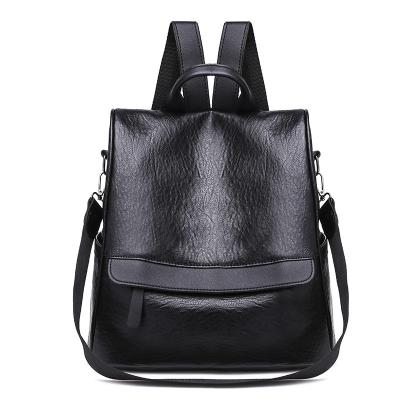 China Guangzhou online hot selling  backpack women black school girl backpack Korea fashion bag for sale