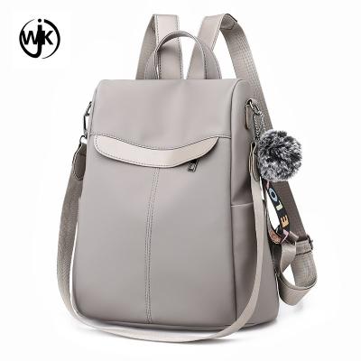China PU leather quilted backpacks simple design girl bag backpack wholesale price blank backpack for sale