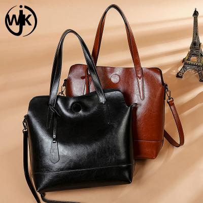 China 2019 New design hot sale popular bags  leather bag custom cow leather hand bag professional tote bag for sale
