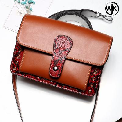 China wholesale new products mini leather lady handbags genuine leather messager bag cross sling bag for sale