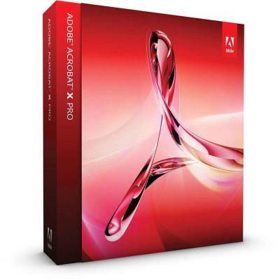 China Adobe Acrobat x Pro Software For Student and Professional for sale