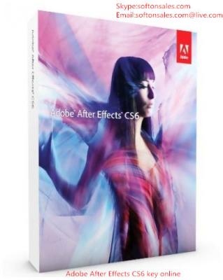 China Adobe-Schlüsselcode für nach Effekte CS6 32bit, nach den Effekten cs6 portierbar zu verkaufen