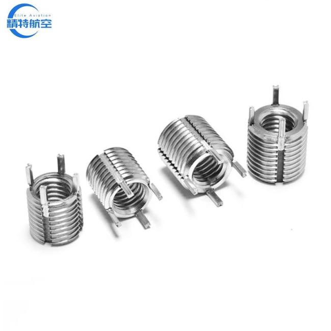 Stainless Steel 303 Self Cutting Key Locking Threaded Inserts M8