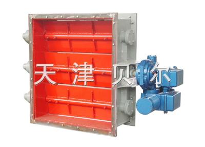 China BELLCVB Type Electric Modulating Square Louvered Damper size:182x148-2732x2036mm for sale