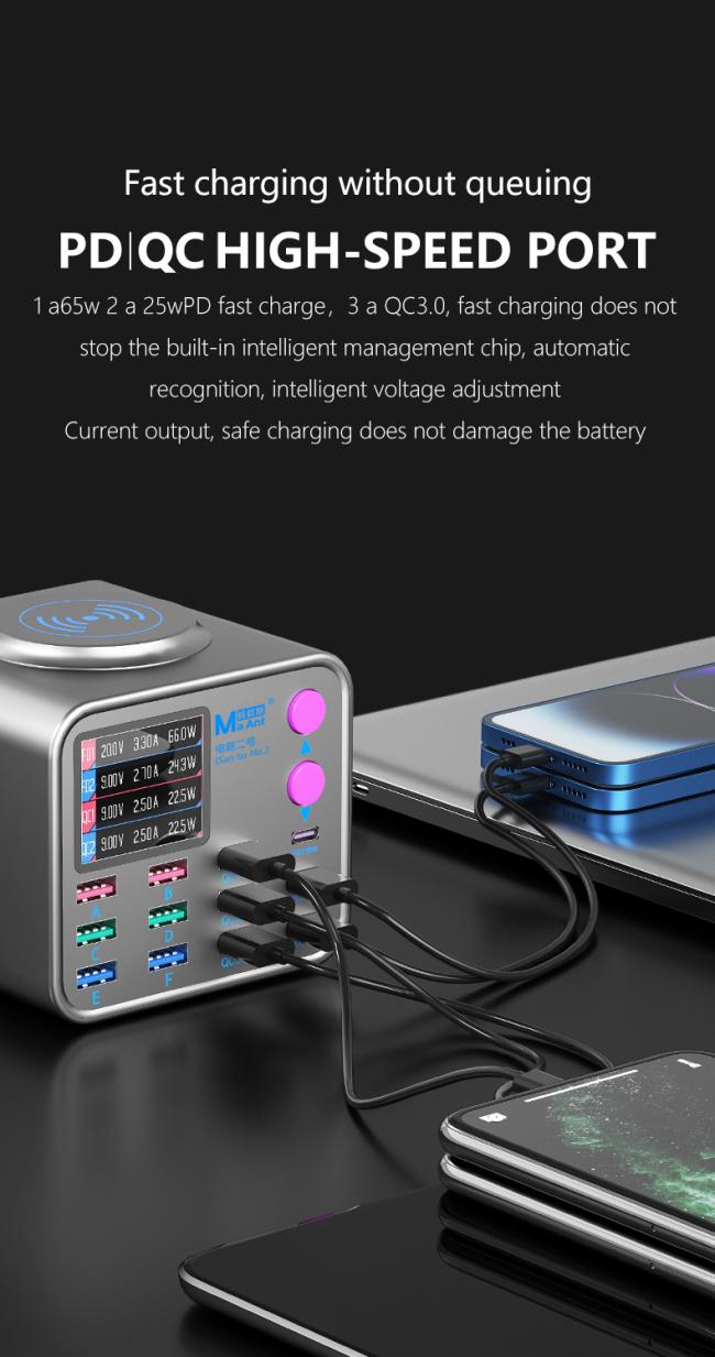 MaAnt DianBa No.2 Supercharge Desktop Charging Station angled view