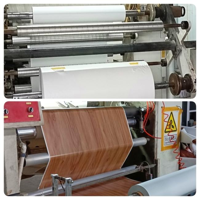 7331-4 SPC Marble Decorative Film 1300mm PVC Membrane Foil Supplier 5