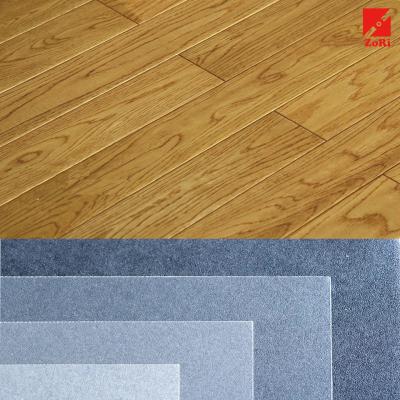 China Good Quality 0.2mm 0.3mm Pure PVC Transparent Wear Resistant Layer Manufacturers For Floor for sale