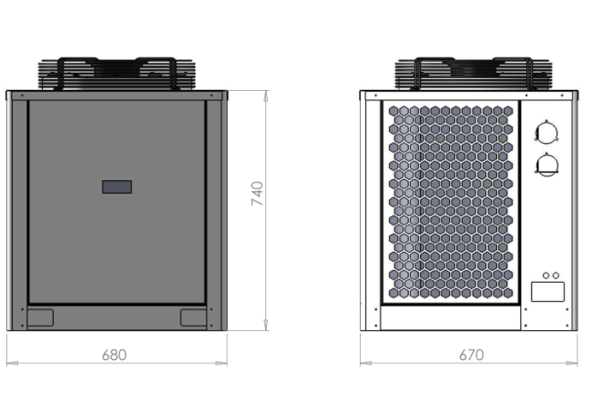 ZB29KQE 4HP Copeland 220V Compressor Commercial Refrigeration Condensing Unit air Cooled Condenser Unit for Cold Room