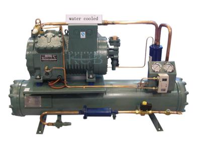 China Unidade refrigerando de água 4DES-5Y, tempo longo de condensação da unidade 5HP da água semi incluida do compressor à venda