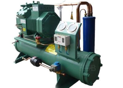 China Protección electrónica de condensación refrigerada por agua comercial del compresor de la refrigeración de la unidad 6FE-44Y en venta