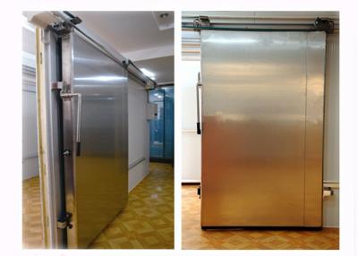 China 75mm 100mm 120mm 150mm 200mm Cold Storage Doors Silding Design Chemical Resistance Stability cold room door for sale