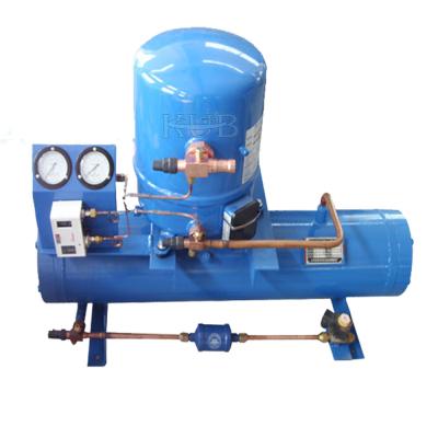 China R22 Freezer Refrigeration Unit 8HP Water Cooled Condensing Unit hermetic condensing unit water cooled condensing unit for sale