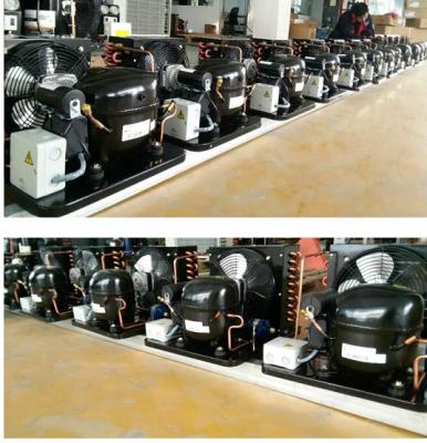 China Condensador de líquido refrigerante de condensação de condensação da unidade 220V 60HZ r134a da refrigeração da unidade 1/3HP do compressor pequeno de ANA120XL à venda