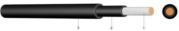 PV Solar Cable 2.5mm2 / 4mm2 / 6mm2 / 10mm2 / 16mm2 / 25mm2 For Solar Power System