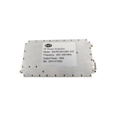 China 2851-2861 MHz RF S Band  PSat 47 dBm High Power Amplifier for microwave link ensuring reliable communication. for sale