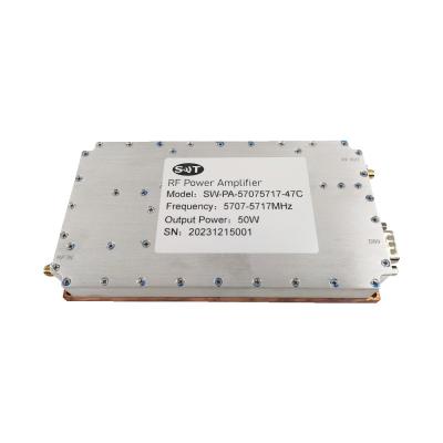 China 5707-5717MHz C Band  PSat 47 DBm Rf Power Amplifiers For Wireless Communications for sale